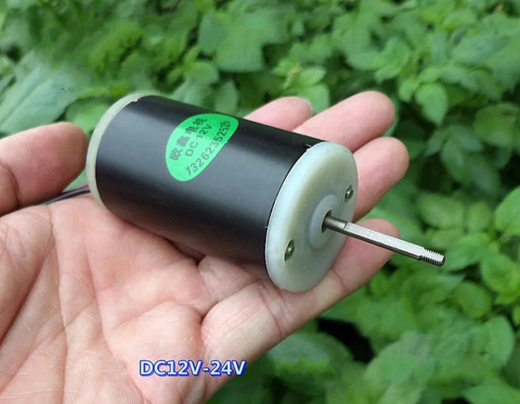 Double Ball Bearing DC12V-24V Motor Silent High Torque Compensation Carbon Brush Long Life DC | Обустройство дома