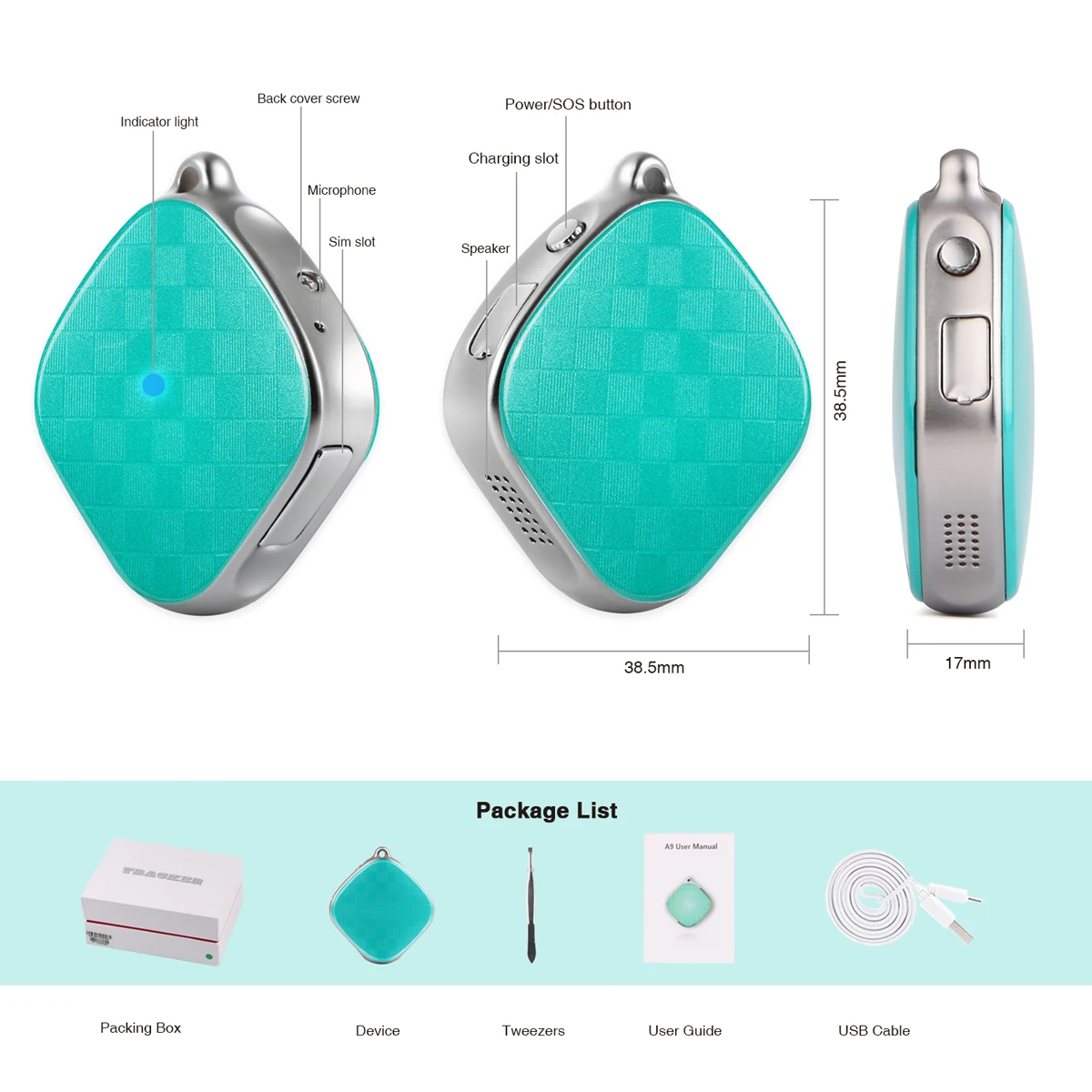 Mini GPS Kind GPS Wifi Tracking SOS 5 Tage Standby GPS Tracker Kinder