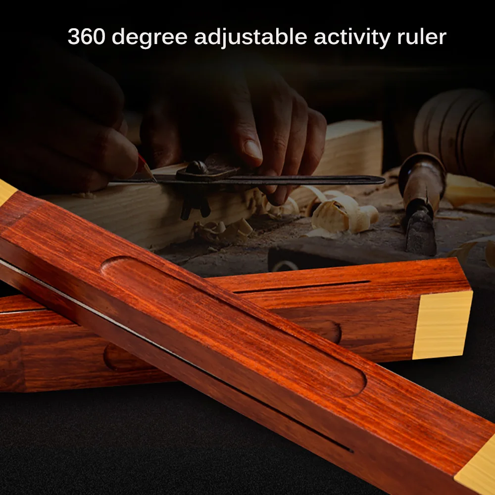 ABEDOE Craftsman раздвижной T-Bevel квадратный измеритель угломер инструмент для передачи угла с деревянной ручкой для точных углов