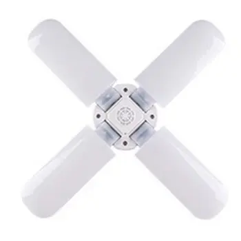 

Screw Fan Blade Angle Adjustable Deformation Ceiling Lamp LED Garage Light Bulb Restaurant Lighting lamp