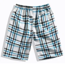 Удобные шорты с принтом VoguePlaid, один размер, красивые летние классические клетчатые шорты с узором, Мужская домашняя одежда, мужские свободные шорты