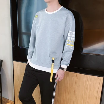 

2020 Solid Color Sweatshirt Men Hoodies Spring Autumn Hoody Casual Streetwear Clothes