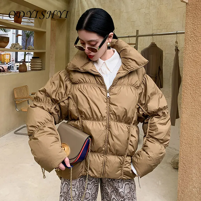 Parka Short Down Coat Women Design Sense 2020