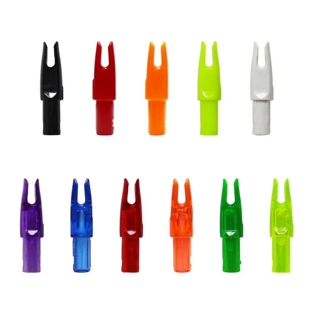 50pcs/lot Archery Arrow Nocks For Shaft I.d 6.2mm 0.246" Plastic Arrow