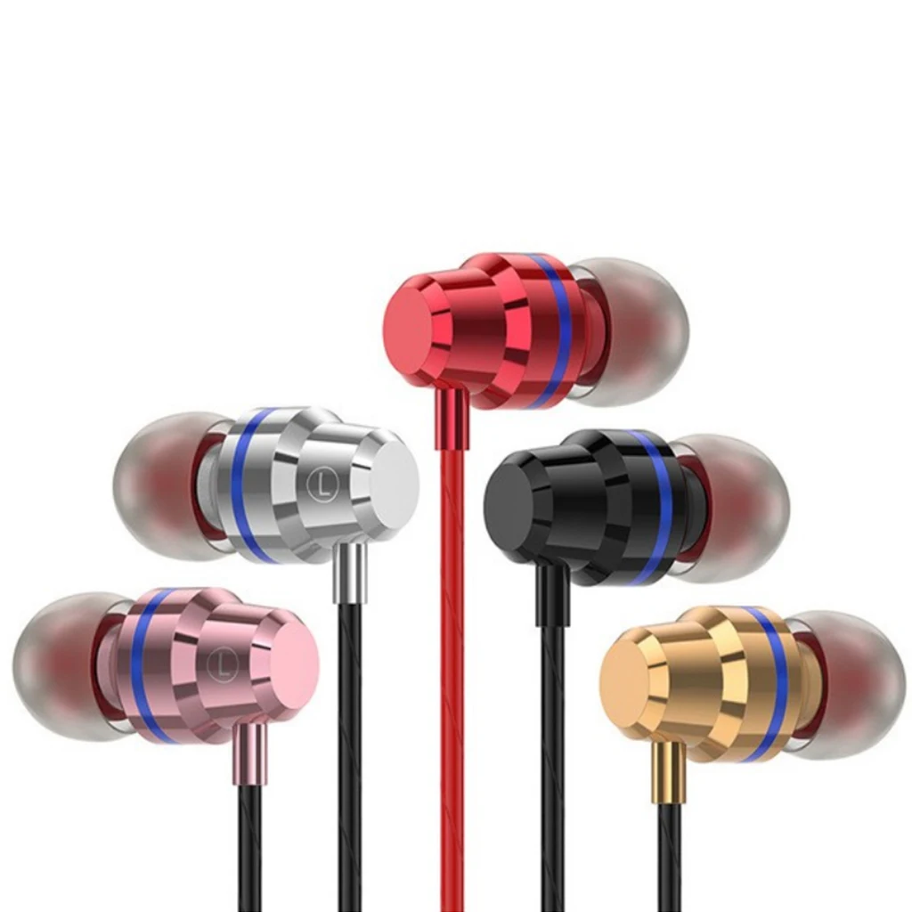 Universal In-Ear Bass Earphones With Microphone & Remote In-Ear Earphone Headset with Mic for Xiaomi Mi 6/8 9 Huawei Earphones