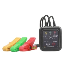 Цифровой светодиодный Дисплей 3 чередования фаз метр фазовый детектор монитор Индикатор Бесконтактный Тесты инструмент- M25