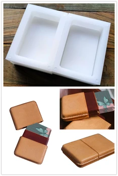 

Handcrafted leather shaping mould tools-This mold is used to make leather Card bag / Business Card Case of shaping Mold