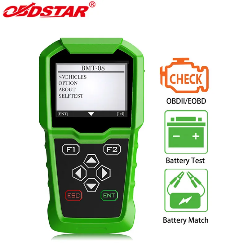 OBDSTAR BMT 08 12 В/24 В 100 2000 CCA Ач автомобильный тестер нагрузки батареи и подходящий к