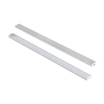 

Thin Touch Dimming Smart Motion Sensor USB LED Wall Lights Night 21 Bar Light Personality for Pathway Staircase Wall Fridge