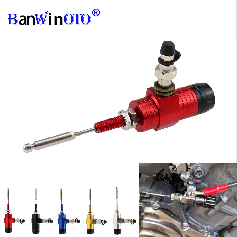 

Universal Performance Hydraulic Clutch Brake Pump Master Cylinder Rod System Efficient Transfer Fit For Motorcycle ATV Dirt Bike