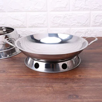 

1PC Stainless Steel Wok Rack Round Type Pot Rack Pot Ring Soup Pot Rack Kitchen Supplies S/M/L/XL