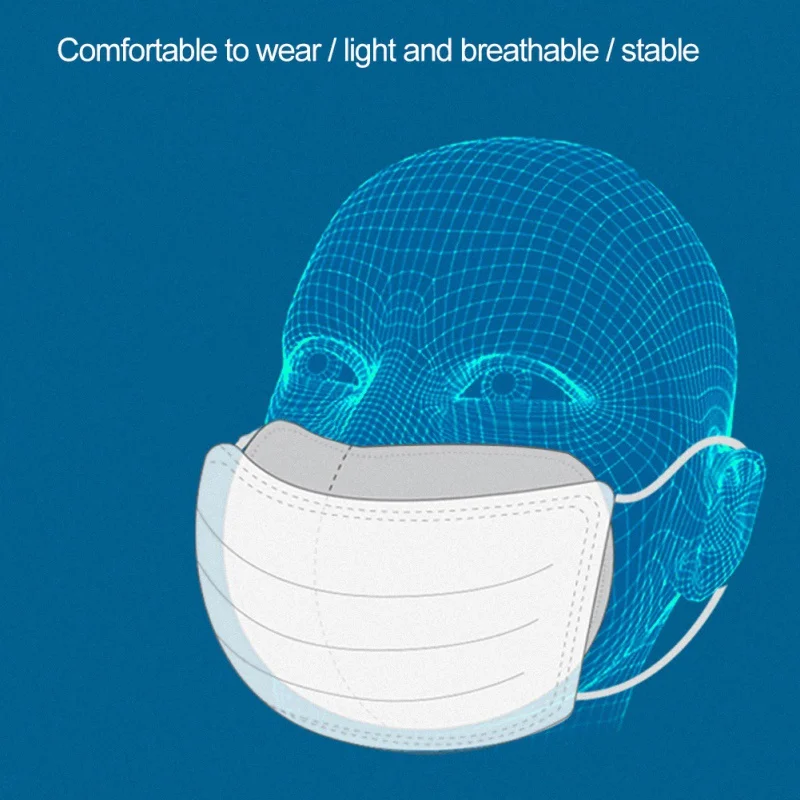 

50Pcs / box High Quality Disposable Mask Pad for Mask Replacement Universal Protective Breathable Pad Replaceable Filter