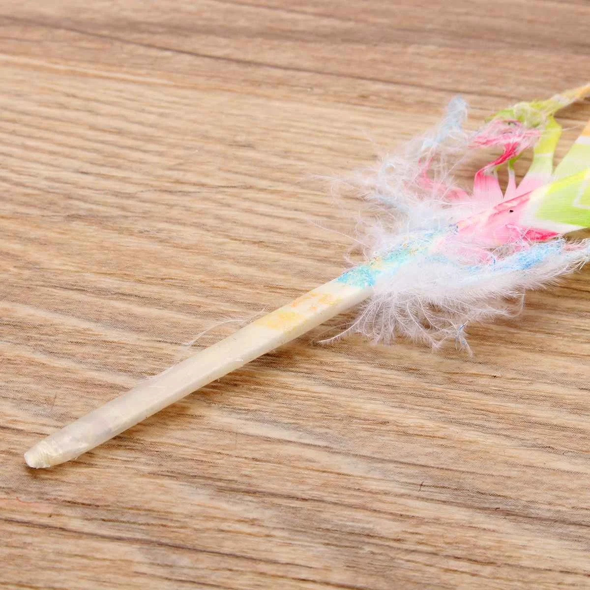 100Pcs Mixed Color Natural Goose Feather Ribbon Trim Sewing Craft Unique Natural Feather Handmade Jewelry Clothing Accessories