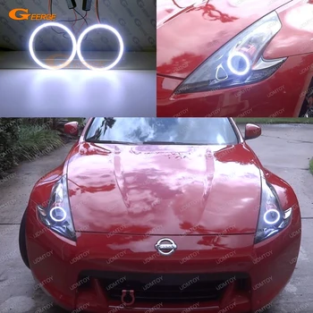 

Excellent Ultra bright COB led angel eyes kit halo rings For Nissan 370Z 370 Z Z34 Fairlady 2009 2010 2011 2012 2013 2014-2020