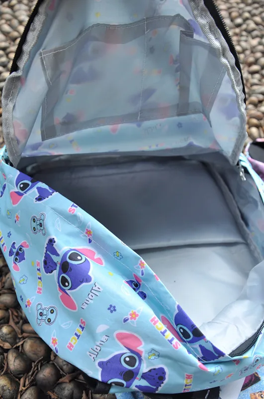 Disney Mickey mouse children backpack cartoon Minnie boy girl middle school bag students shoulder bag Stitch travel backpack