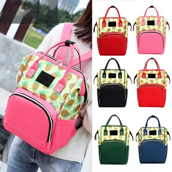 

New Lequeen Diaper Mummy Bag Baby Care Organizer Bag Oxford Cloth Waterproof Travel Maternity Patchwork Bag Nursing Backpack