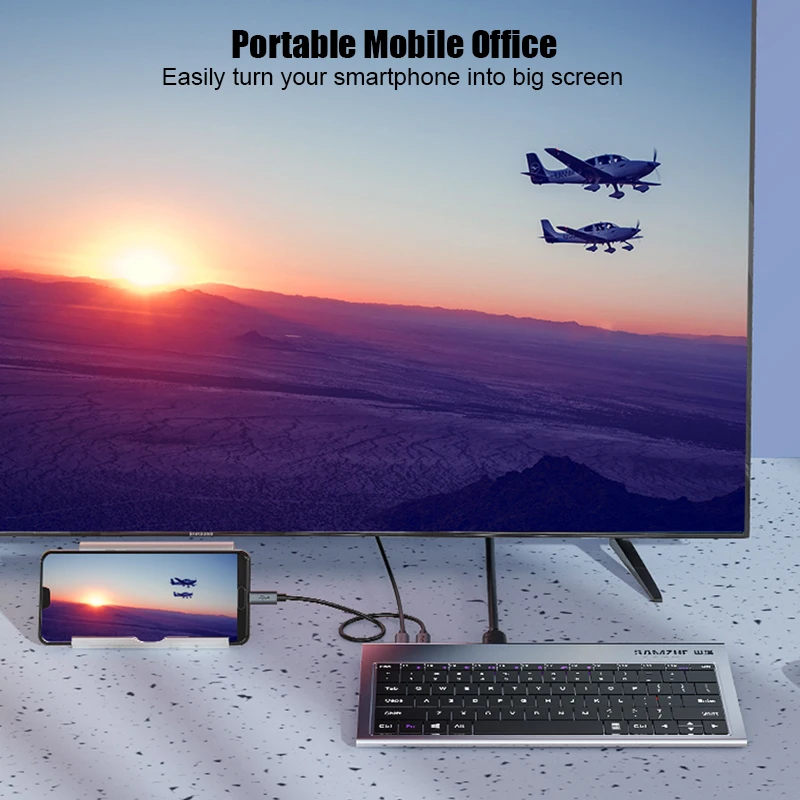 US $102.95 Keyboard Dock For Pro 13 Air USBC Splitter Port TypeC Hub USBC HUB Multi USB 30 HDMI Adapter 10IN1 Docking Station