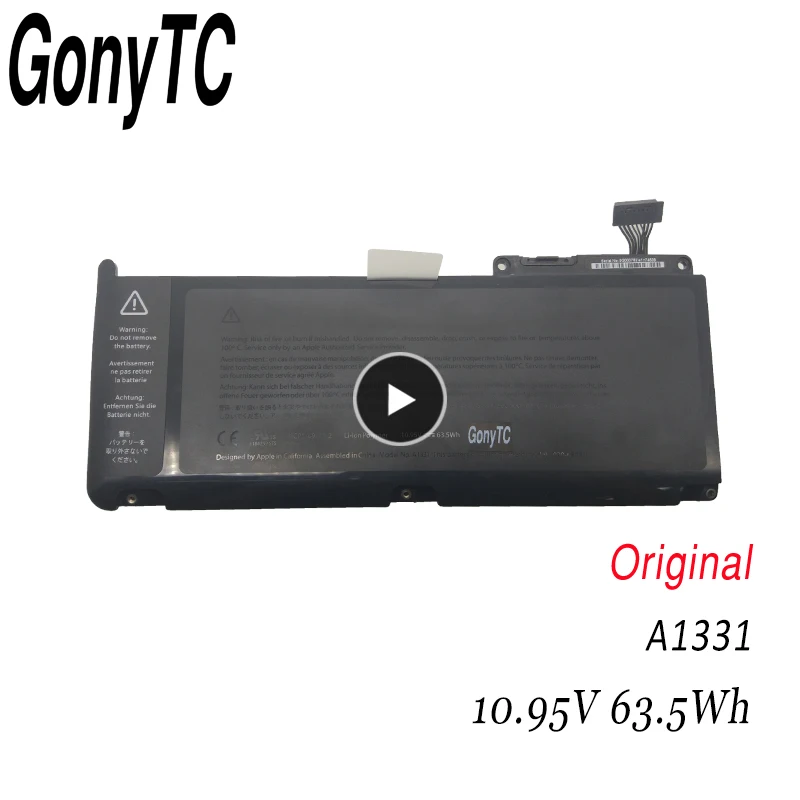 GONYTC A1331 аккумулятор для Apple Macbook Unibody 1" A1342 A1331 661-5391 020-6580-A 020-6582