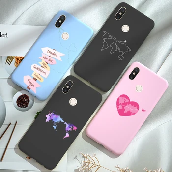 

Map Travel Phone Back Capa Redmi Note 8 PRO 8T 8 T 7 6 5 Plus 6A 5A 7A 8A Case Silicone FOR Xiaomi Mi A3 A2 Lite 8 Lite K20 9T