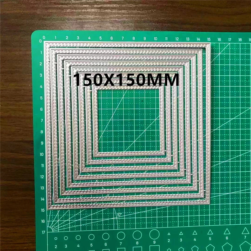

150x150MM Metal Cutting Dies and Stamps diy Dies photo album cutting dies Scrapbooking Stencil Die Cuts Card Making