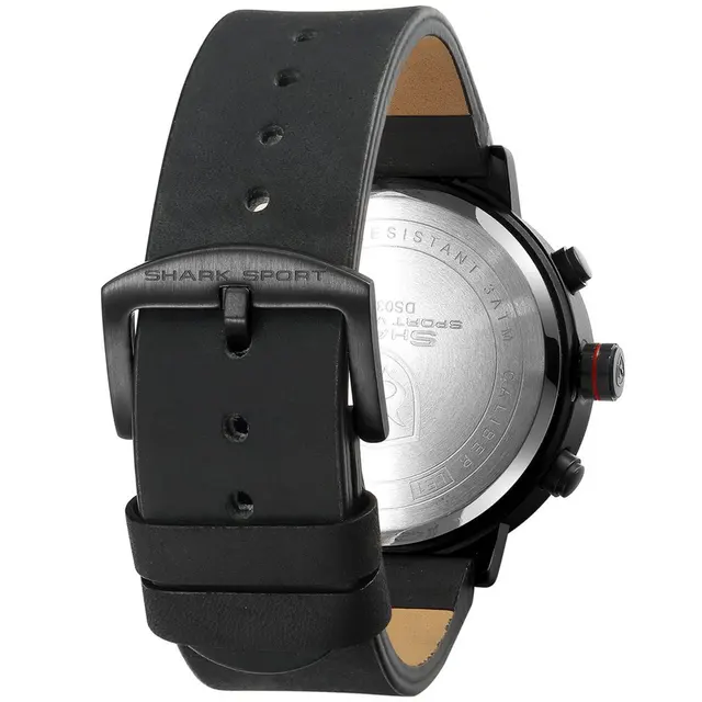 Inner Shadow Crazy Horse Belt Led Double Display Movement Quartz Watch Simple Watch Casual Wrist Watch For Men And Women 4