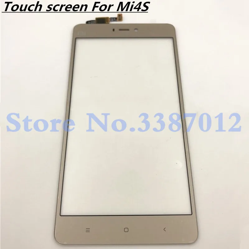 5,0 ''Замена Высокое качество для Xiaomi mi 4S mi 4S Сенсорный экран планшета Сенсор внешний Стекло объектив Панель