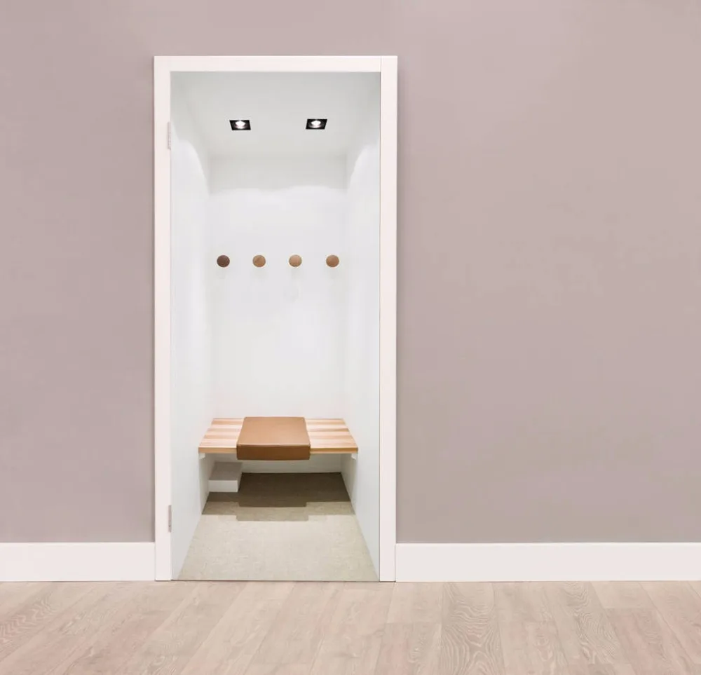 3D Changing Room Wall Art Door Mural Wallpaper mural Print Decal Deco Photo self adhesive door wrap | Дом и сад