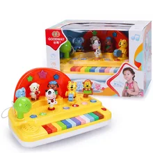 GOODWAY детская электронная клавиатура детская музыка ручной барабан Младенцы Раннее детство обучающая игрушка фортепиано От 1 до 3 лет для девочек