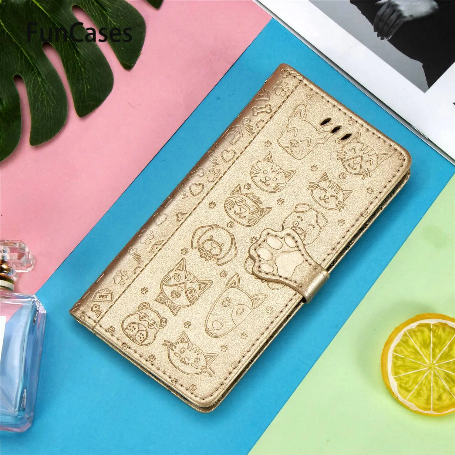 Милые чехлы с кошкой и собакой для телефонов estuche Samsung A80 чехол из искусственной