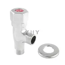 Твердый латунный 4/" x 4/5" Мужской резьбовой уборочный делитель водного потока угловой клапан