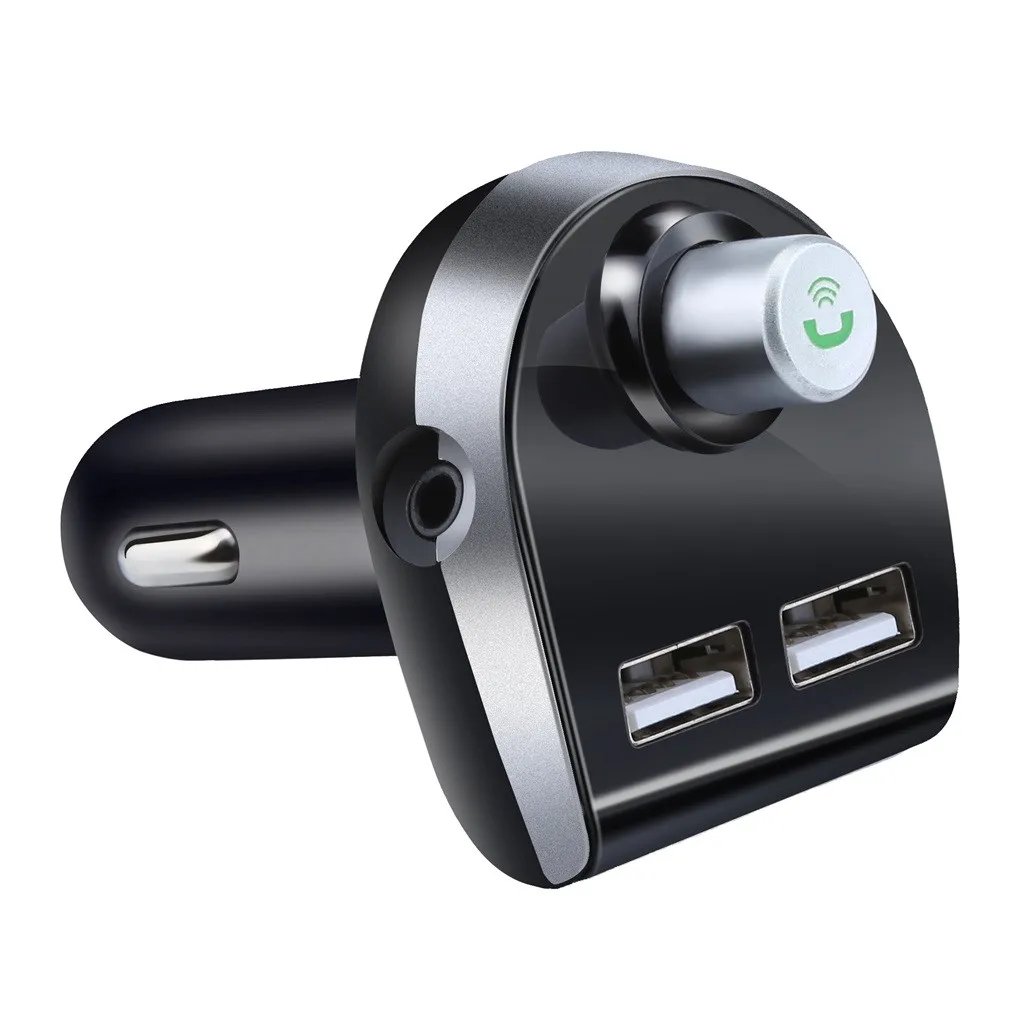 Ouhaobin Bluetooth Автомобильный fm-передатчик беспроводной радио адаптер USB зарядное устройство Mp3 плеер для U диск для мобильного телефона