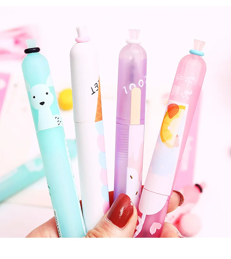 AngelHere 0,5 мм гелевая ручка милый стиль колбасы Ручка Kawaii школьные принадлежности студенческие канцелярские принадлежности Макарон подарок Kawaii канцелярские принадлежности