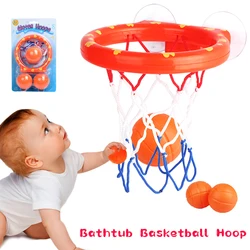 Mini Basketball Toddler Bath Toys Kids Shooting Basket Bathtub Water Play Set Decompression Toy With 3 Basketballs For Children