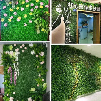 

Ficus Leaf Expandable/Stretchable Privacy Fence Screen Single Side Leaves and Vines Decor Handmade HKS99