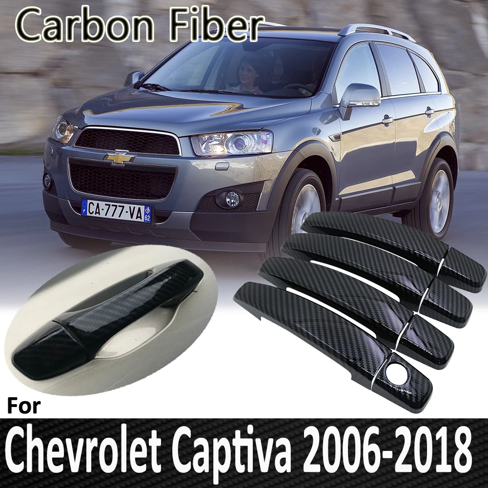 Черное углеродное волокно для Chevrolet Holden Captiva Daewoo Winstorm 2006 ~ 2018 2014 2015 2016 2017