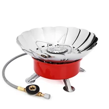 

ROCKBROOK Wind Proof Outdoor Gas Stove Portable Camping Backpacking Mini Stove for Hiking Glamping Hiking Cooking Picnic 3000W