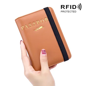 

2020 Retail Passport Cover Passport Bag Rfid Female Leather Multifunctional Go Abroad Travel Custom Antitheft Passport Holder