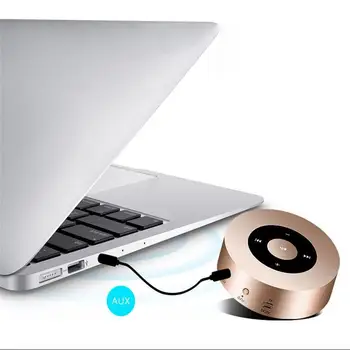 

A8 Bluetooth speaker metal mini portable wireless 6 hours playtime 3W loudspeaker outdoor IPX5 waterproof USB TF MIC