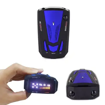 

16 Band Vehicle Radar Detector 360 Degrees Speed Detector Voice Prompts Early Warning Stationary and Mobile Speed Detectors