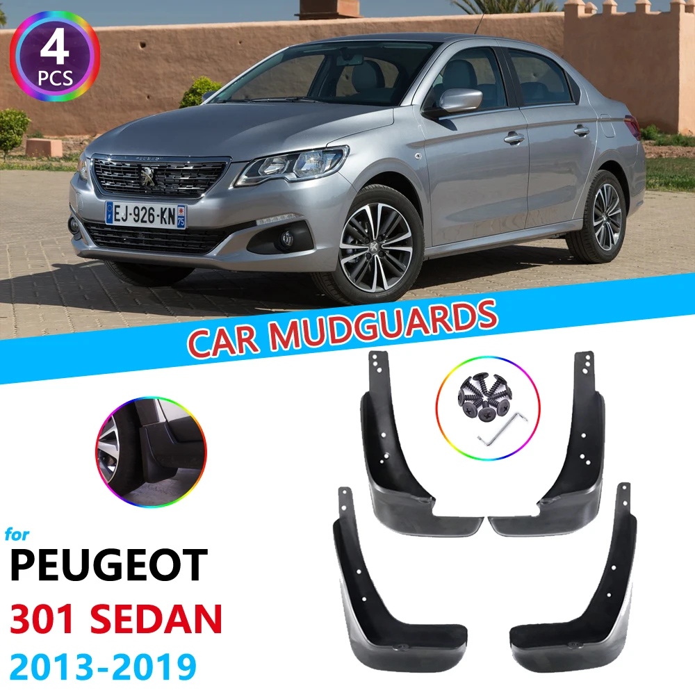 Брызговики для Peugeot 301 2013 ~ 2019 автомобильные аксессуары брызговики щитки