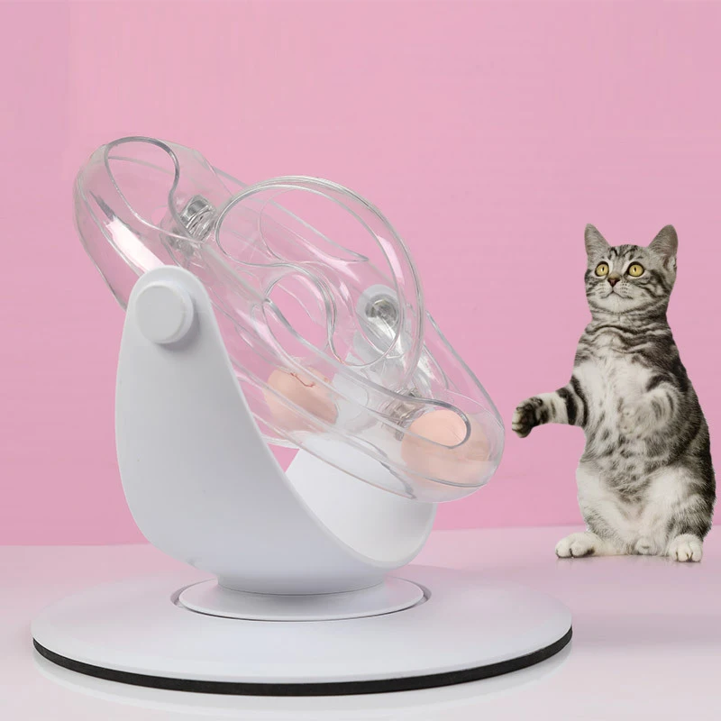 Забавная игрушка для домашней кошки космическое кольцо головоломка игрушка кошка Развивающая игра диск интерактивная игрушка Кот вращение тренировочный мяч
