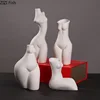 Nordic Nude Figures Vase Human Body Ceramic Vases Bust Character Plant Pots Decorative Flower Arrangement Home Decoration Modern 2