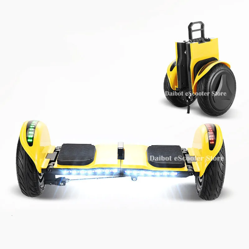 Daibot Hoverboard 10 Inch Two Wheel Self Balancing Scooters 36V 500W Off Road Folding Electric Scooters Adults Bluetooth Speaker  (17)