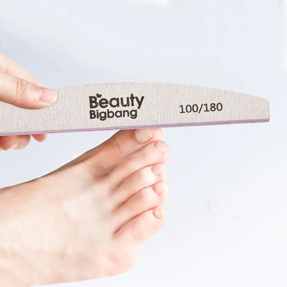 BeautyBigBang 4 шт пилочка для ногтей шлифовальный блок для педикюра маникюрный полировальный лак Инструменты Профессиональные двухсторонние пилки для ногтей