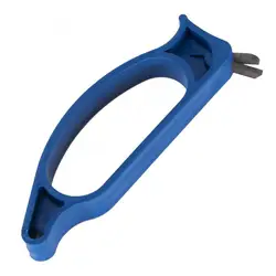 Portable Fishing Tackle ABS 10cm Diamond Auger Blade Sharpener Outdoor Sport Fishing TackleWinter Ice Fishing Accessory