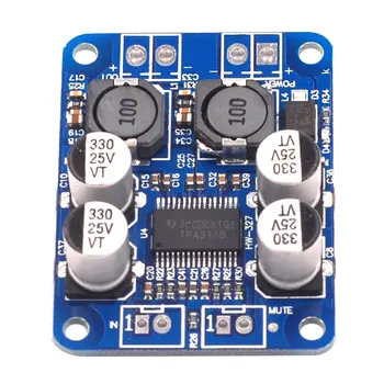 

TPA3118 PBTL Power Amplifier Board Module PBTL Mono Digital Power Amplifier Board 1x60w Power Amplifier Board Module