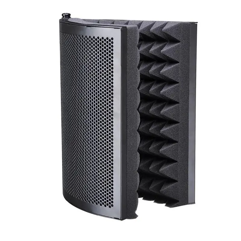

Hot Sale Studio Microphone Isolation Shield Acoustic Recording Sound Absorber Foam Panel
