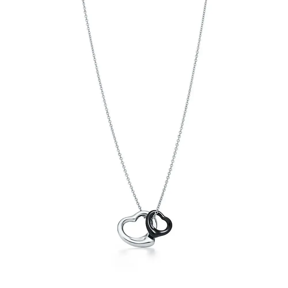 XL TFB TIFF Original Sterling Silver 925 High Quality Charm Bracelet FOR Woman Engraved Inscription Original Model Product - Цвет камня: Белый