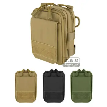 

Tactical EDC Pouch Utility Pouch MOLLE Waist Bag Crossbody Bag Tool Bag Organizer Phone Pocket & Patch Panel