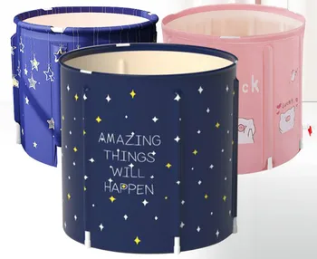 

Soaking Double Inflatable Bathtub Oversized Adult Folding BathTub Bath Barrel Adult Boys Girls Bath Tub Bath Bucket Portable